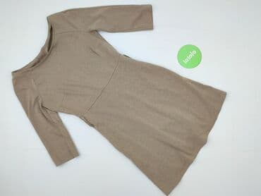 sukienki na wesele długie beżowe: Sukienka damska, rozmiar S — 3