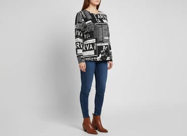 bluzki koszulowe czarne: Bluzka damska, rozmiar 2XL — 6