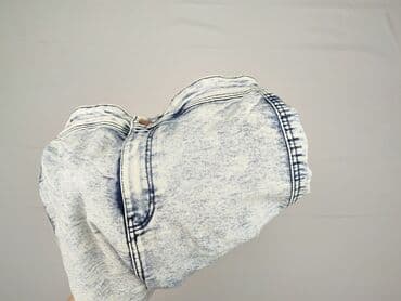 szerokie spodnie jeansowe bershka: Bershka, Jeansy damskie, rozmiar XS — 6