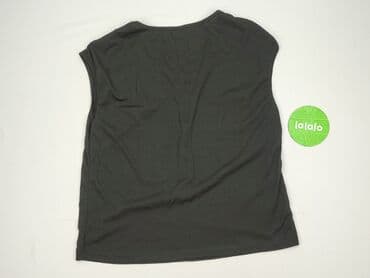 czarne t shirty w serek damskie: T-shirt damski, rozmiar L — 3