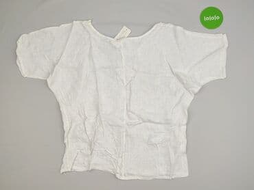 bluzki z lnu na lato: ITALY FASHION, Bluzka damska, One size — 3