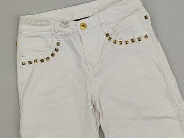 białe krótkie spodenki jeansowe: KappAhl, Szorty damskie, rozmiar S — 1