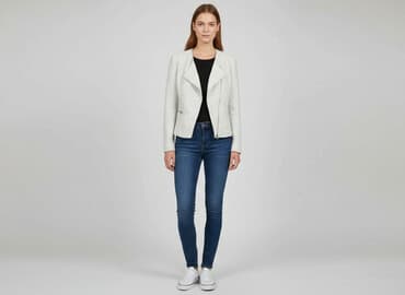 h m kurtki puchowe: H&M, Marynarka damska, rozmiar M — 7