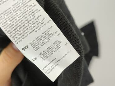 sinsay spodnie czarne z wysokim stanem: Sinsay, Spodnie materiałowe damskie, rozmiar L — 6