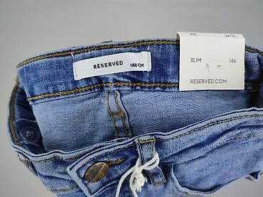 umbra bluzki: Spodnie jeansowe, Reserved, 11 lat, 146, stan - Idealny — 4
