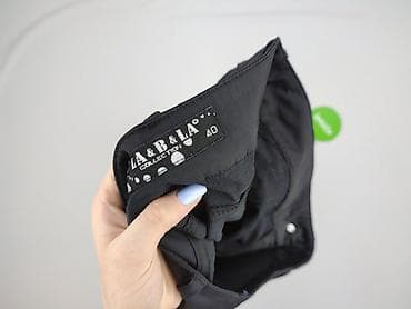 dzinsy drip: Spodnie materiałowe damskie, rozmiar L — 4