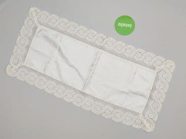 trzymacz koszuli: Obrus 78 x 38, kolor - Biały, stan - Idealny — 2