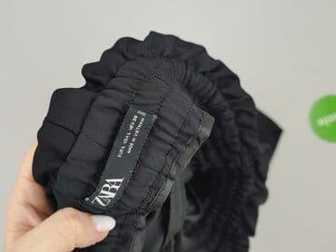 zara spodnie czarne z wysokim stanem: Zara, Spodnie materiałowe damskie, rozmiar L — 4