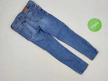 obcisłe mini spódniczki: Spodnie jeansowe, 5-6 lat, 110/116, stan - Bardzo dobry — 3