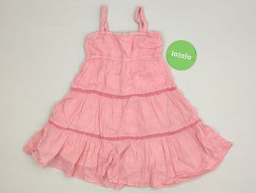 sukienka w geometryczne wzory: Dress, Zara, 4-5 years, 104-110 cm, condition - Very good — 3