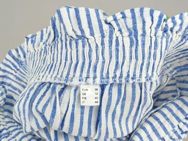 krótkie spodenki z wysokim stanem w paski: Szorty damskie, rozmiar M — 5