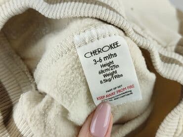 spodnie woskowane camel: Spodnie dresowe, Cherokee, 3-6 miesięcy, stan - Dobry — 5