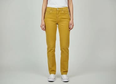 masywne buty: Jeansy damskie, rozmiar L — 6