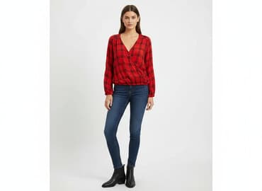 reserved czerwona bluzki: Top Secret, Bluzka damska, rozmiar M — 7