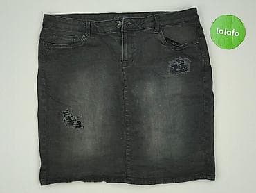 jeansy bez elastanu: Yessica, Spódnica damska, rozmiar 2XL — 2