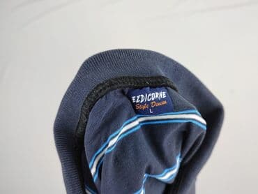 ubrania z krokodylem: Denim, Polo shirt for men, size L — 4