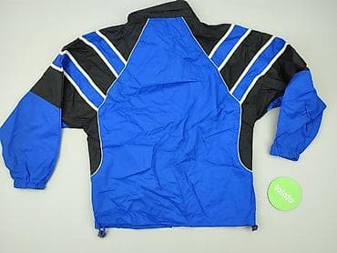 nike softshell: Męska kurtka sportowa/wiatrówka SK - Kolor: niebiesko-czarny z — 3