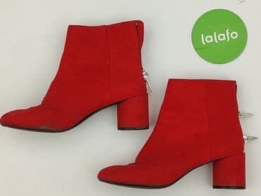 kozaki do czerwonej sukienki: Bershka, Botki damskie, 39 — 3