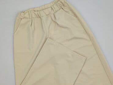 kremowe jeansy damskie: Spodnie materiałowe damskie, rozmiar S — 1