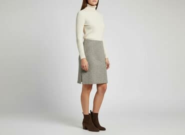 spódnice ze swetrem: Spódnica damska, rozmiar L — 5