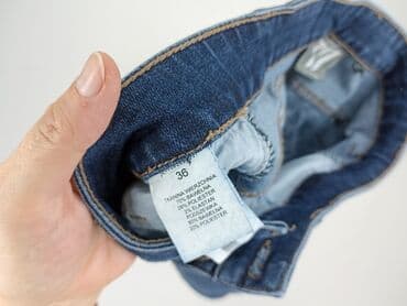 jeansy damskie granatowe: W, Jeansy damskie, rozmiar S — 6