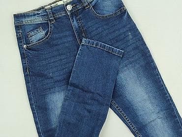 mini i rajstopy: Spodnie jeansowe, 12 lat, 152, stan - Bardzo dobry — 1