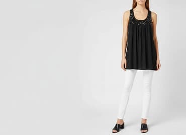 bluzka do cekinowej spódnicy: Amisu, Tunika damska, rozmiar S — 6