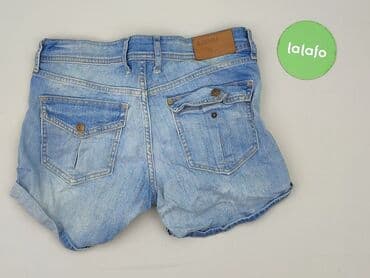 hm krótkie spodenki dzins low waist: H&M, Szorty damskie, rozmiar S — 3