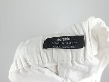 białe cargo bershka: Bershka, Spodnie cargo damskie, rozmiar XL — 4
