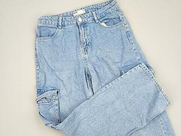 Bershka, Spodnie cargo damskie, rozmiar M