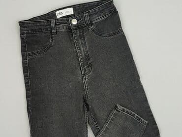 zara czarne jeansy damskie: Zara, Jeansy damskie, rozmiar XS — 1