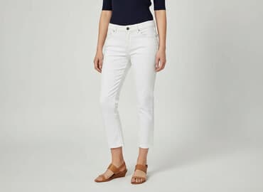 jeansy cropped damskie: C&A, Jeansy damskie, rozmiar S — 8