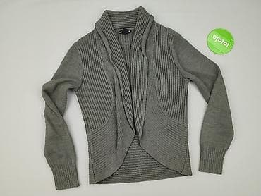 puchaty sweter: H&M Basic, Kardigan damski, rozmiar S — 2