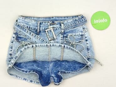 koszula z paskiem w talii: Szorty damskie, M — 3