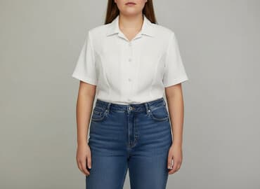 dluga biala koszula: Bluzka damska, rozmiar XL — 6