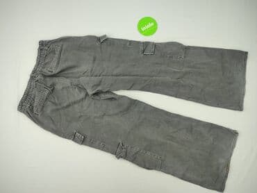 spodnie dresowe z napisami: Bershka, Spodnie cargo damskie, rozmiar M — 3
