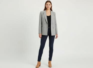 spodnie do szarej marynarki: Marynarka damska, rozmiar S — 1