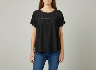 bluzka czarna z tiulem: Next, Women's blouse, size M — 1