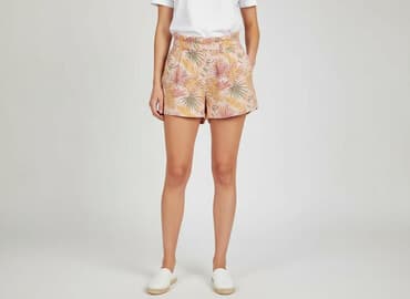 krótkie spodenki w panterke: Sinsay, Szorty damskie, rozmiar XS — 7