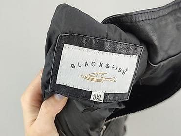 amiri kurtka: Black, Kurtka skórzana damska, rozmiar 3XL — 4