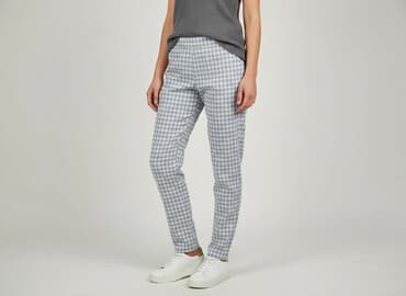 szerokie spodnie pepco: Spodnie materiałowe damskie, rozmiar M — 7