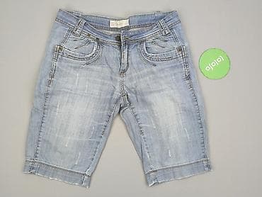 jeansy cropped: Szorty damskie, rozmiar L — 2