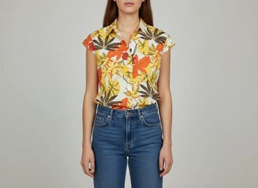 reserved bluzki z krótkim rękawem: Reserved, Bluzka damska, rozmiar S — 1