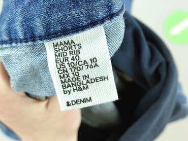 ciążowe krótkie spodenki: H&M Mama, Szorty damskie, rozmiar L — 4
