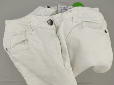 białe spodnie damskie mohito: Spodnie materiałowe damskie, rozmiar M — 5