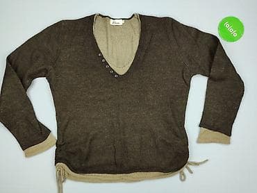 szara bluza pull and bear: Miss Etam, Sweter damski, rozmiar M — 2