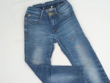 grubosc rajstop w den: Jeans, 4-5 years, 104/110, condition - Perfect — 1