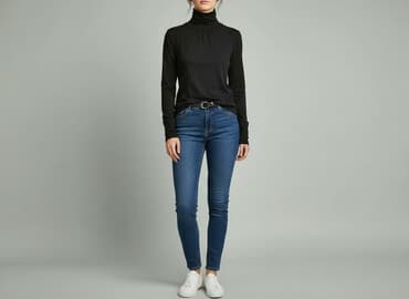 bluzki z golfem: Bluzka damska, rozmiar S — 5