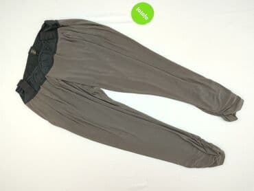 niebieskie spodnie dresowe damskie: Legginsy Eleganckie damskie, rozmiar XL — 2