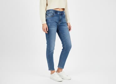 jeansy damskie przecierane: Jeansy damskie, rozmiar S — 5